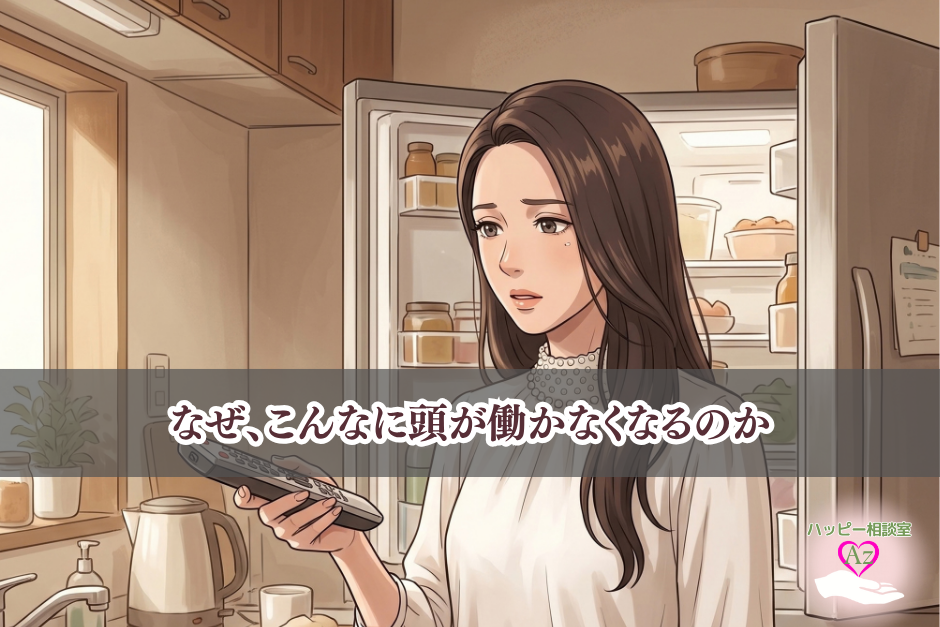 なぜ、こんなに頭が働かなくなるのか